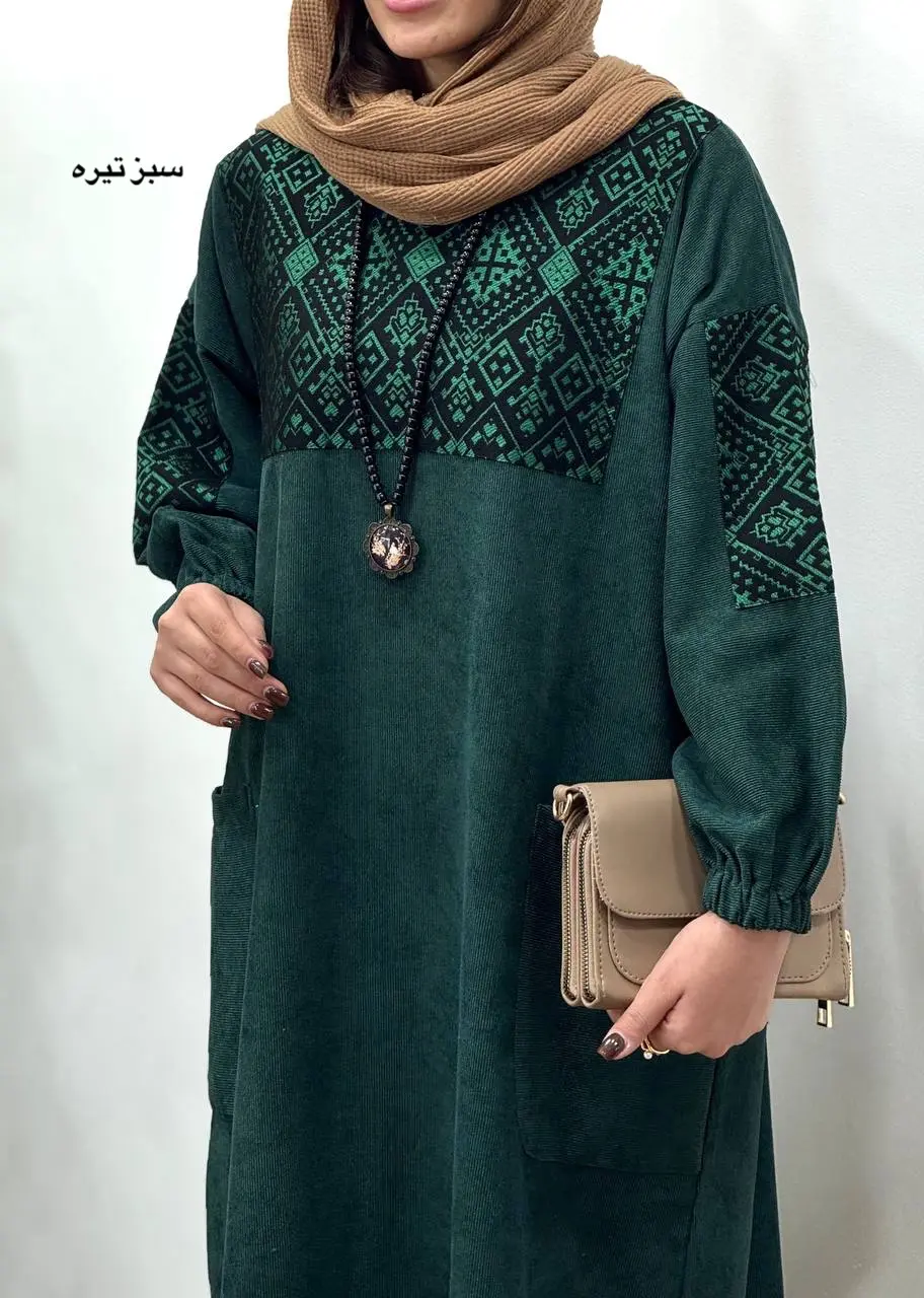 پیراهن مانتویی پاییزه آوان 3